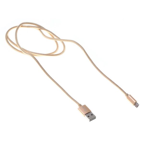 Кабель Buro BHP RET MICUSB-BR USB (m)-micro USB (m) золотистый 1м